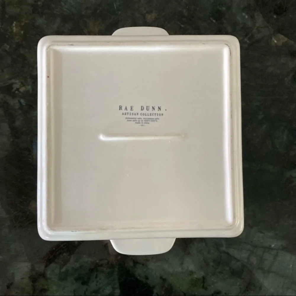 RAE DUNN Dessert Casserole Dish Baking Pan Tray